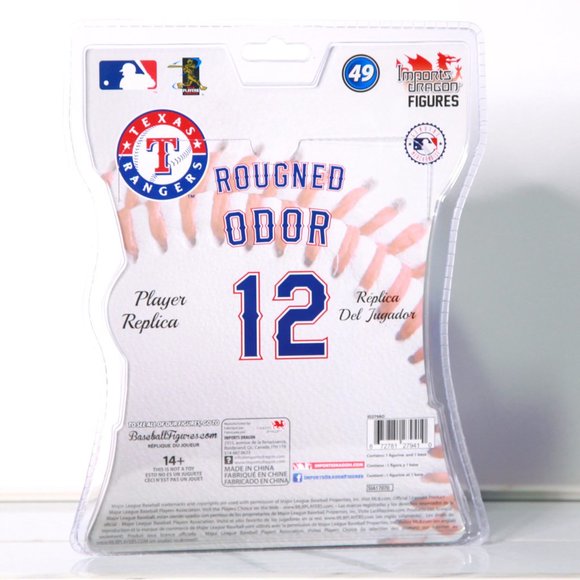 Rougned Odor 6" Baseball Figurine by Imports Dragon Sealed **Like New** - Picture 2 of 6